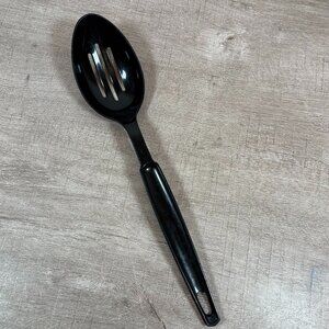 Vintage Ekco Black Nylon Slotted Serving Spoon
